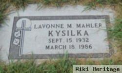 Lavonne M. Mahler Kysilka