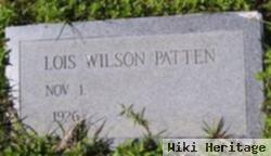 Lois Wilson Patten