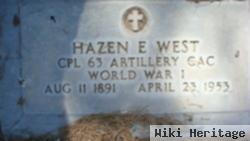 Hazen E West