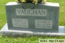 Nannie H Vaughan