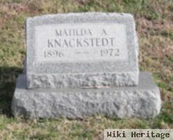 Matilda A Knackstedt