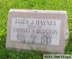 Eliza J. Haynes Hodgson