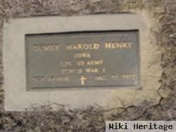 Dewey Harold Henry