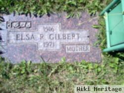 Elsa R Peterson Gilbert