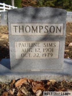 Pauline Lillian Sims Thompson