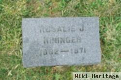 Rosalie J Hininger