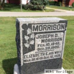 Joseph D Morrison