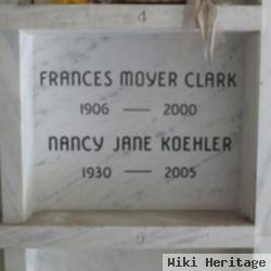 Frances Koehler Moyer Clark