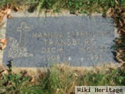 Marilla E. Phillips Transburg