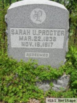 Sarah U. Usher Proctor