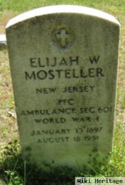 Elijah William Mosteller