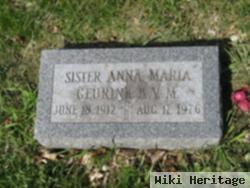 Sr Anna Maria Geurink