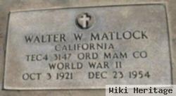 Walter Matlock