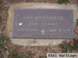 Lafe "max" Taylor, Jr