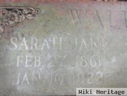 Sarah Jane Van Camp Walker