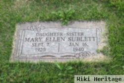 Mary Ellen Sublett