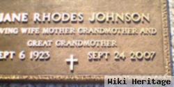 Jane Rhodes Johnson