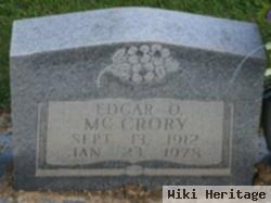 Edgar O Mccrory