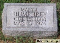 Mary L. Huffman Humphrey