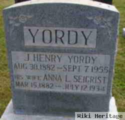 Anna Louise Seigrist Yordy