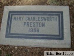 Mary Charlesworth Preston