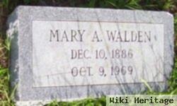 Mary A Walden