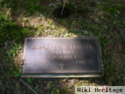 Margaret E Leavitt