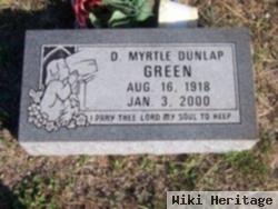 D Myrtle Dunlap Green