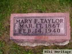 Mary F Taylor