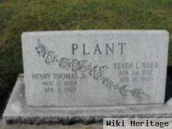 Edith L Webb Plant