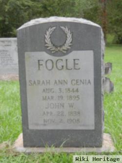 Sarah Ann Cenia Baker Fogle