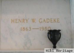 Henry W Gadeke