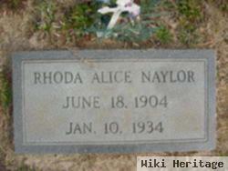 Rhoda Alice Daniel Naylor