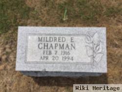 Mildred E Chapman