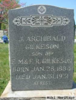 J Archibald Gilkeson