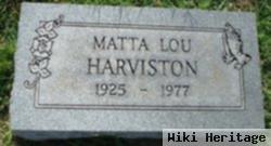 Matta Lou Harviston