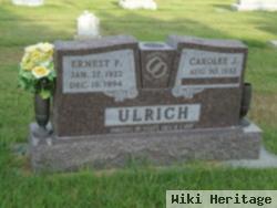 Ernest F Ulrich