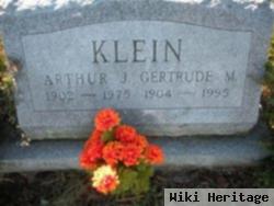 Gertrude M Klein