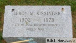 Leroy M Kissinger