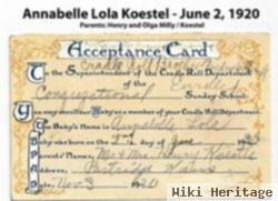 Annabell Lola Koestel Conrad