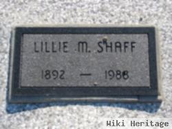 Lillian Maude "lillie" Goodale Shaff