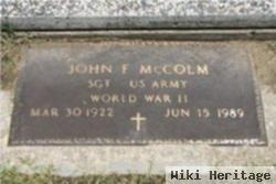 John Frederick Mccolm