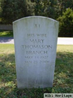 Mary Thomason Branch