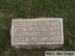 Hannah B Roberts Albright