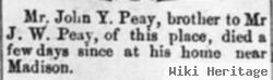 John Yancey Peay