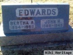 Bertha A Edwards