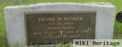 Sgt Frank W. Petrick