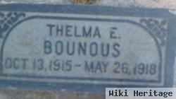 Thelma E Bounous