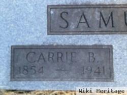 Carrie B Tidball Samuels