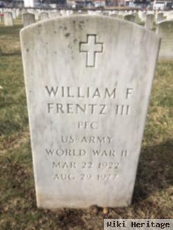 William F Frentz, Iii